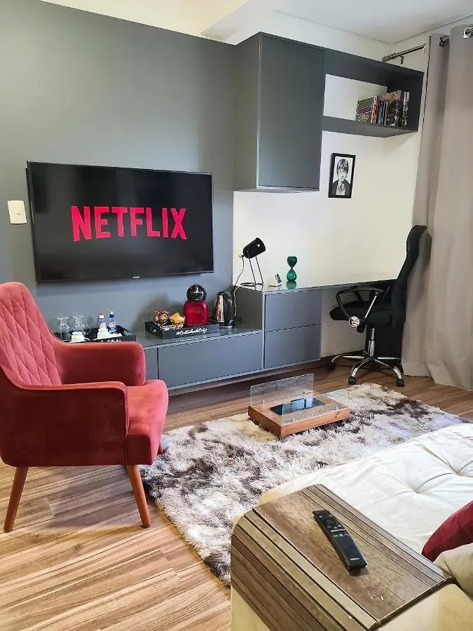 Loft Cama King 3 Min Do Centrinho Apartment Campos do Jordao