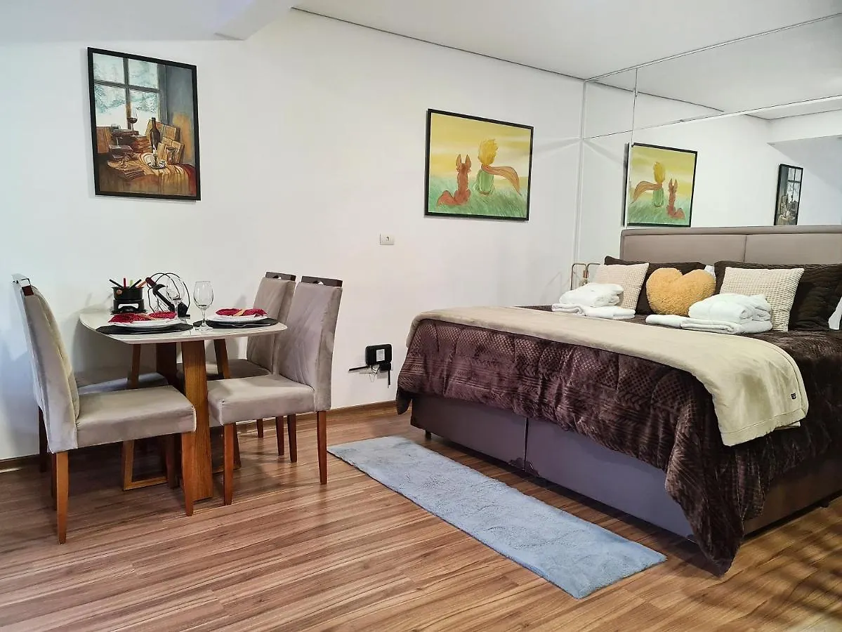 Loft Cama King 3 Min Do Centrinho Apartment Campos do Jordao 0*,  Brazil